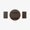 Pillar Coffee Table - Round / Espresso - 7