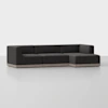 Essential Chaise Sectional - Right Arm Chaise / Carbon / Grey - 1