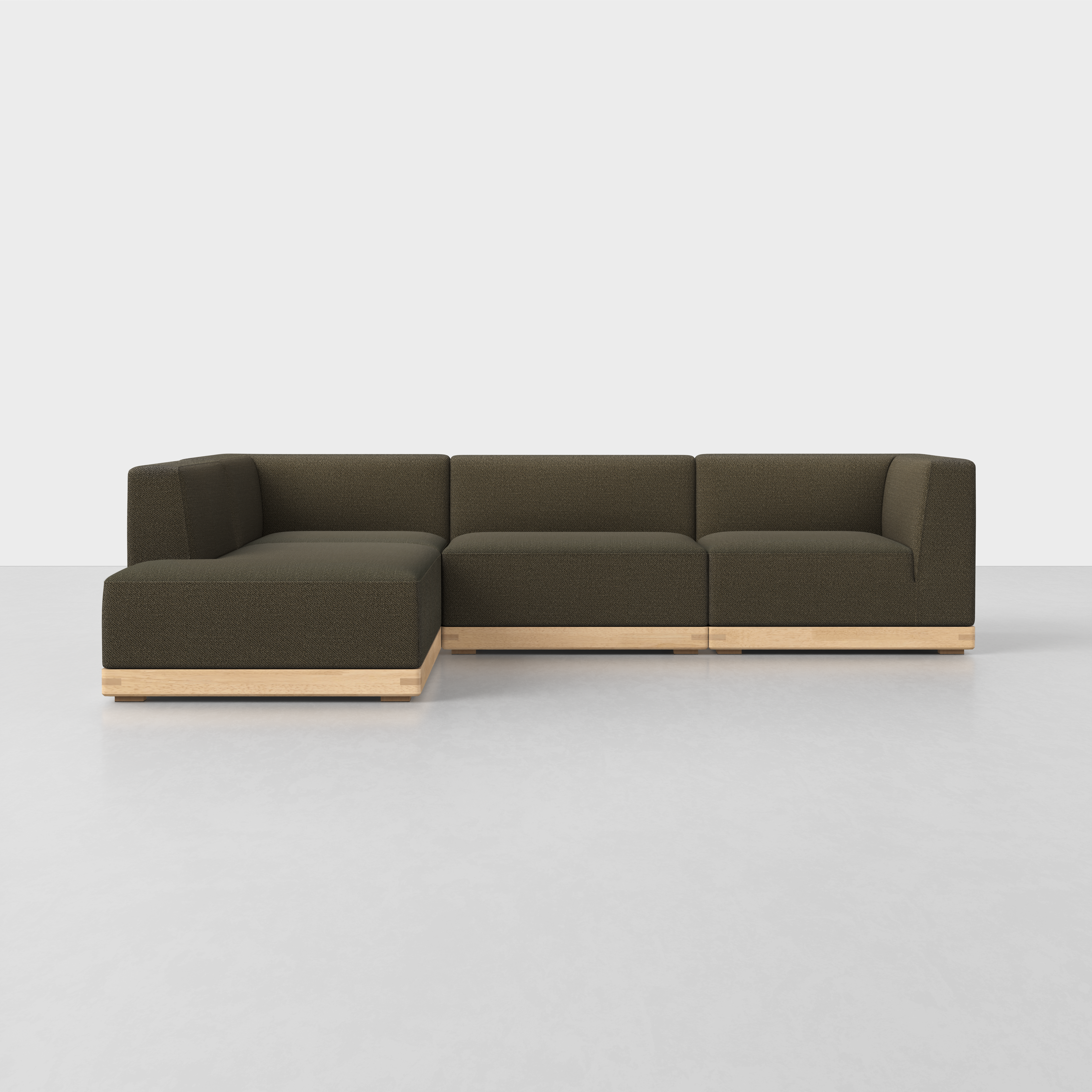 Dark Olive / Natural / Left Arm Island