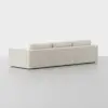Signature Chaise Sectional (Left Arm Chaise / Ivory) - Back Angled