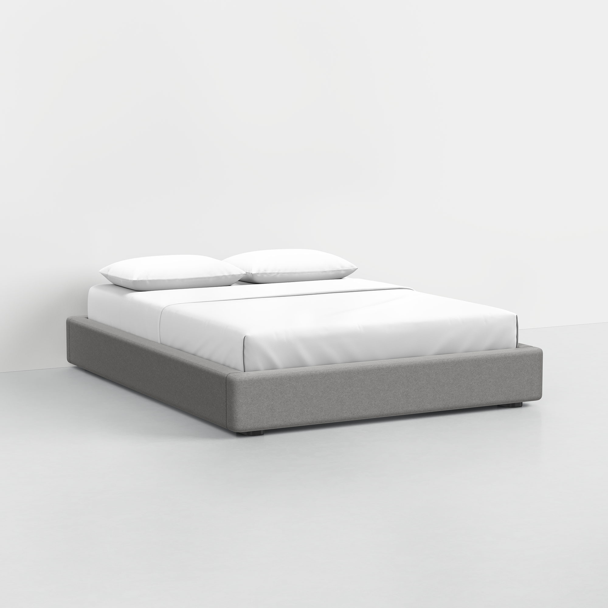 Queen / Heathered Grey / Frame