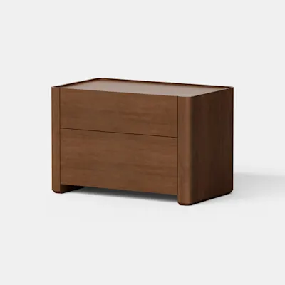 Walnut / Individual / 2 Drawer