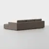 Signature Chaise Sectional (Right Arm Chaise / Mocha) - Back Angled