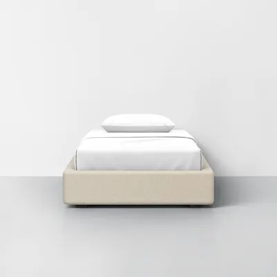 Twin / Heathered Oatmeal / Frame