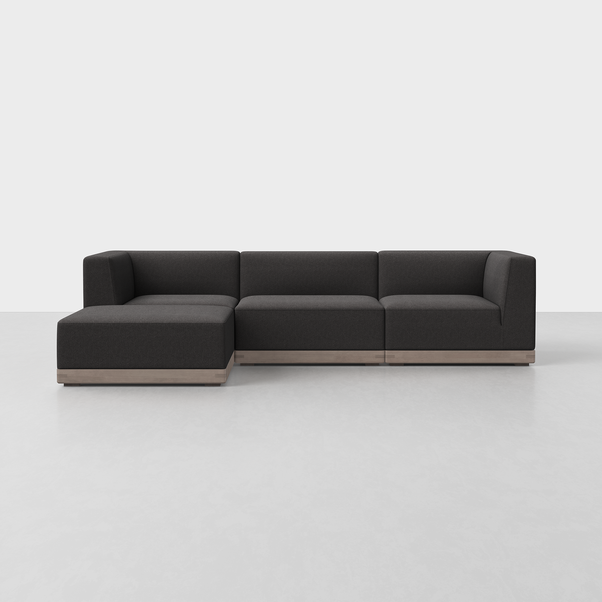 Carbon / Grey / 3 Seat + Ottoman