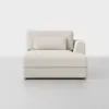 Signature Sectional Modules - Right Arm Chaise / Ivory - 1
