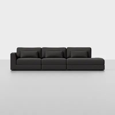 Carbon / 3 Seat Right Arm Island