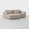Signature Storage Sectional (2 Seat / Natural) - Front
