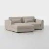Signature Storage Sectional (2 Seat / Natural) - Angled