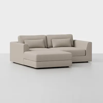 Natural / 2 Seat + Ottoman