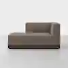 Essential Sectional Module (Left Arm Chaise / Mocha / Espresso) - Side