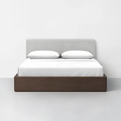 Queen / Light Grey / Espresso