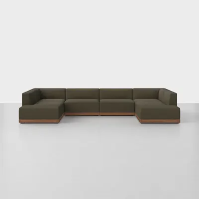 Dark Olive / Walnut