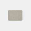 A rectangular, light gray textured mat with rounded corners, displayed on a plain white background.