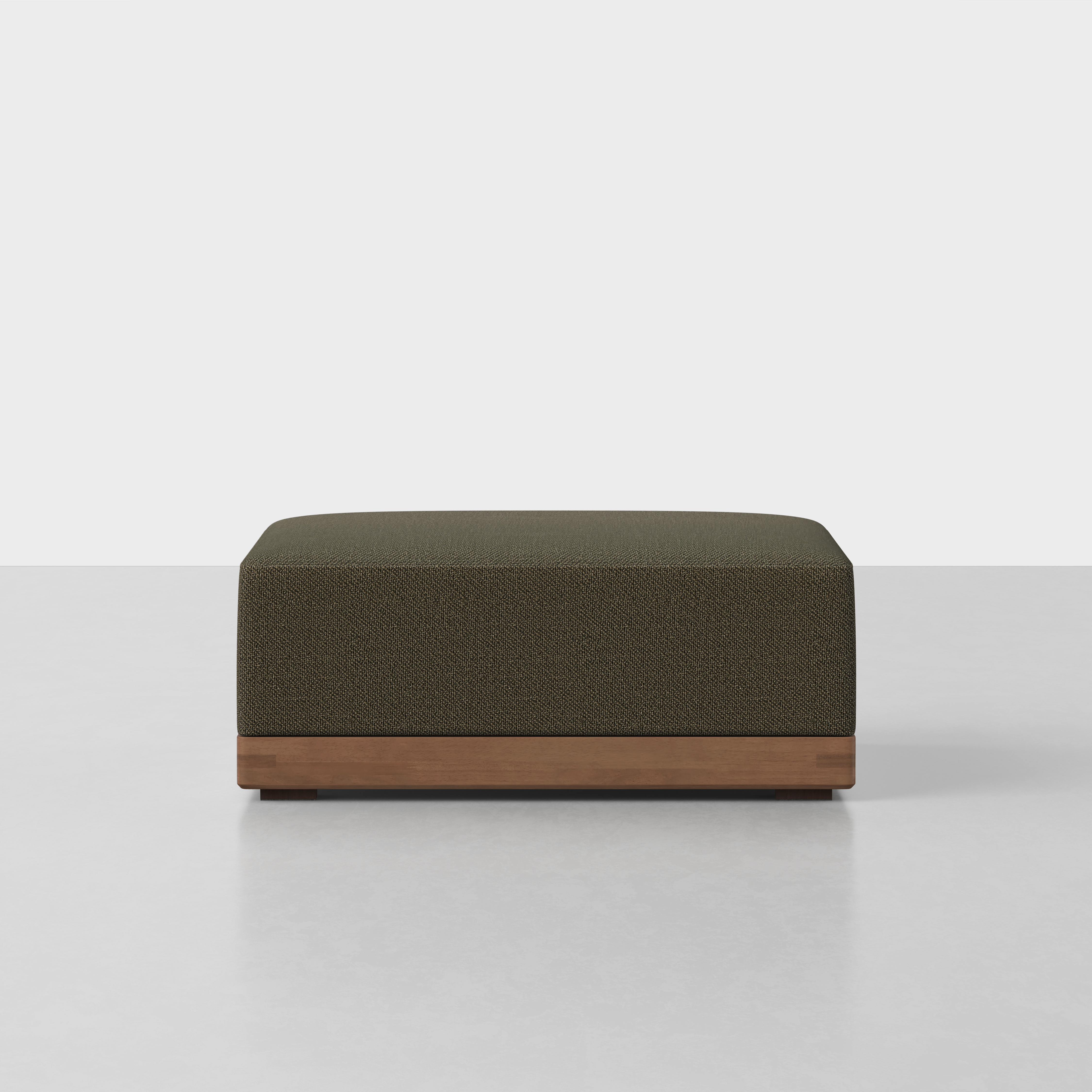 Dark Olive / Walnut / Ottoman