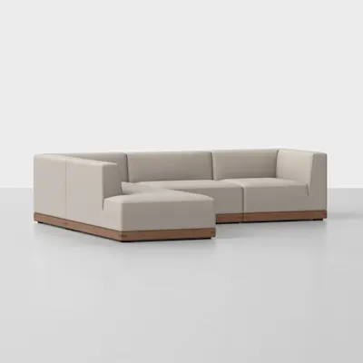 Natural / Walnut / Left Arm Island