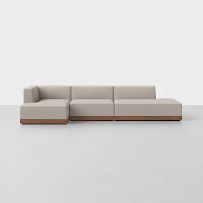 Natural / Walnut / Left Arm Chaise