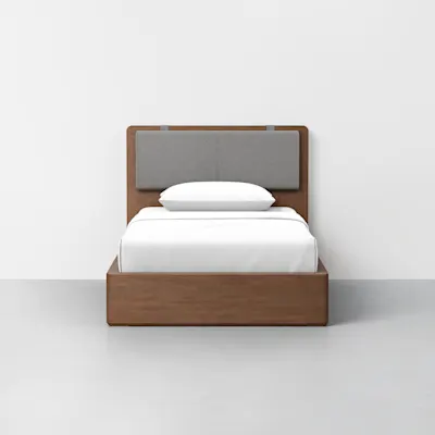 Twin / Heathered Grey / Walnut