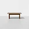 Pillar Coffee Table - Square / Walnut - 1