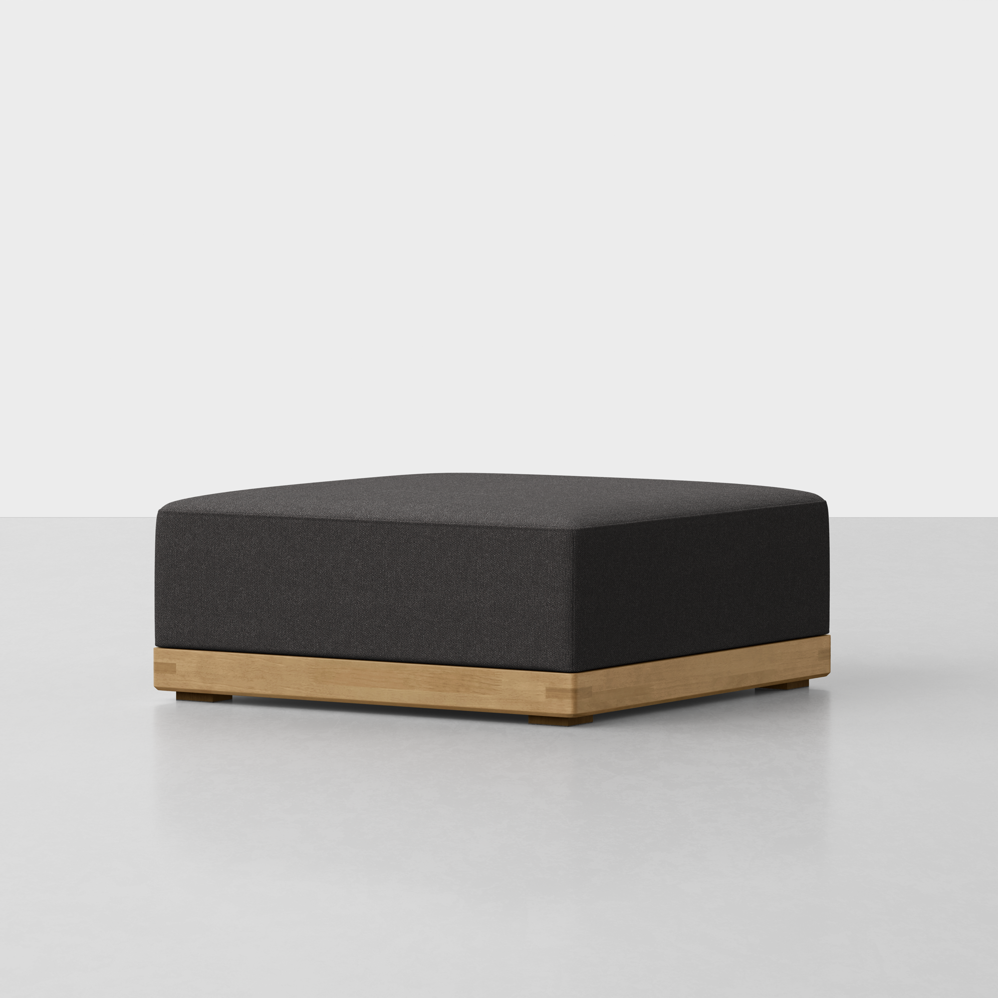 Carbon / Oak / Ottoman