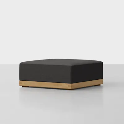 Carbon / Oak / Ottoman
