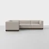 Essential L Sectional - Natural / Espresso - 1