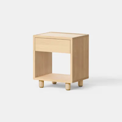 Natural / Individual / Nightstand + Legs