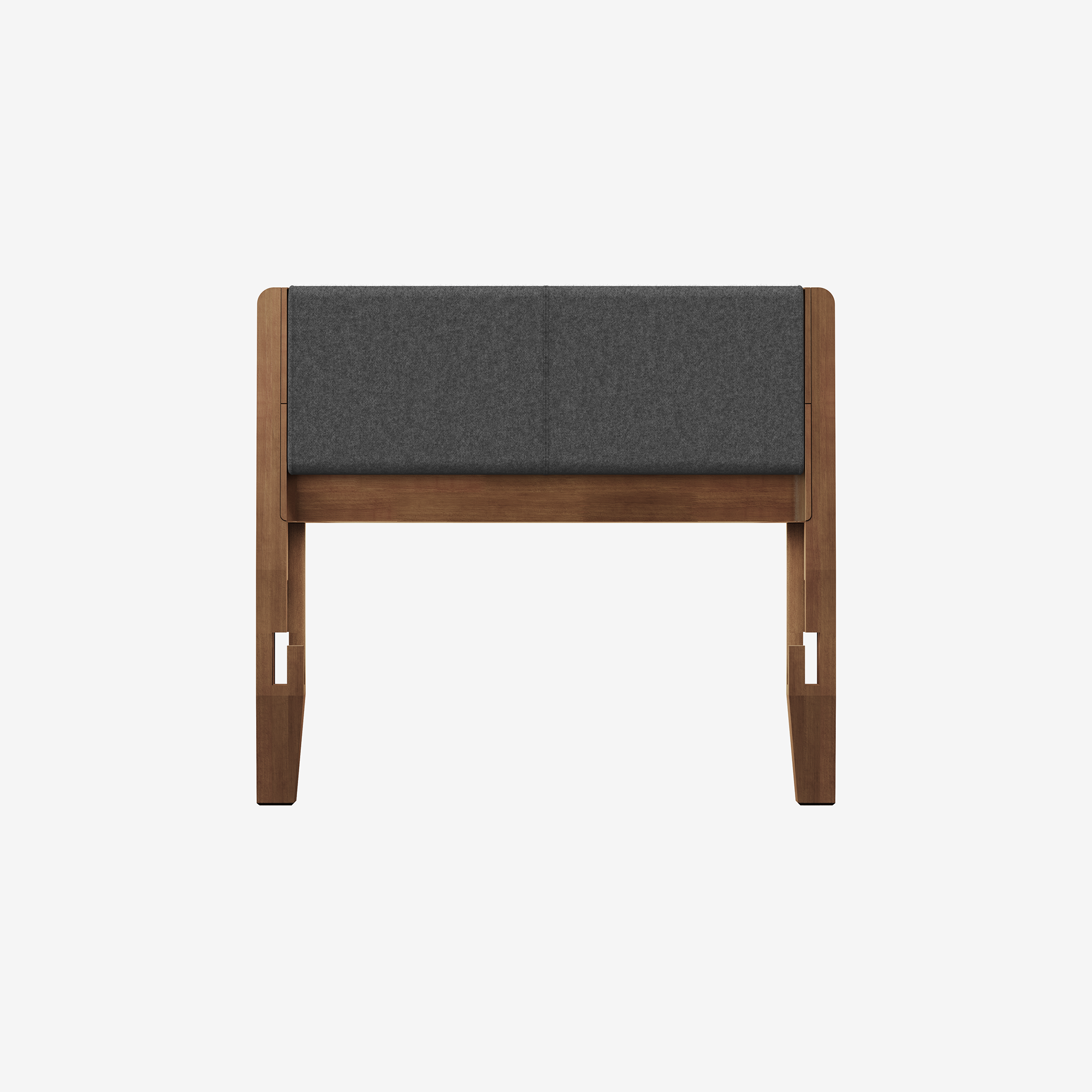 Twin / Heathered Charcoal / Walnut