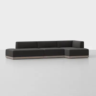 Carbon / Grey / Right Arm Chaise