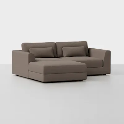 Mocha / 2 Seat + Ottoman