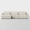 Signature Chaise Sectional (Left Arm Chaise / Ivory) - Front