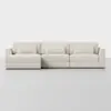 Signature Chaise Sectional (Left Arm Chaise / Ivory) - Front