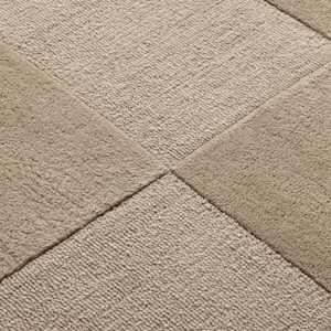 Paneled Wool Rug (Java / 5x8) - Fabric Detail