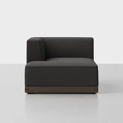 Carbon / Espresso / Left Arm Chaise