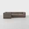 Essential L Sectional - Mocha / Espresso - 1