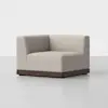 Essential Sectional Module (Corner / Natural / Espresso) - Angled