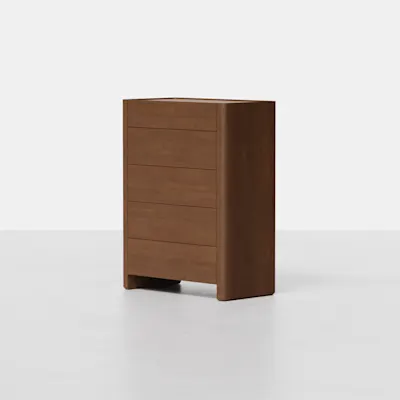 Walnut / 5-Drawer