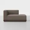 Essential Sectional Module (Right Arm Chaise / Mocha / Espresso) - Side