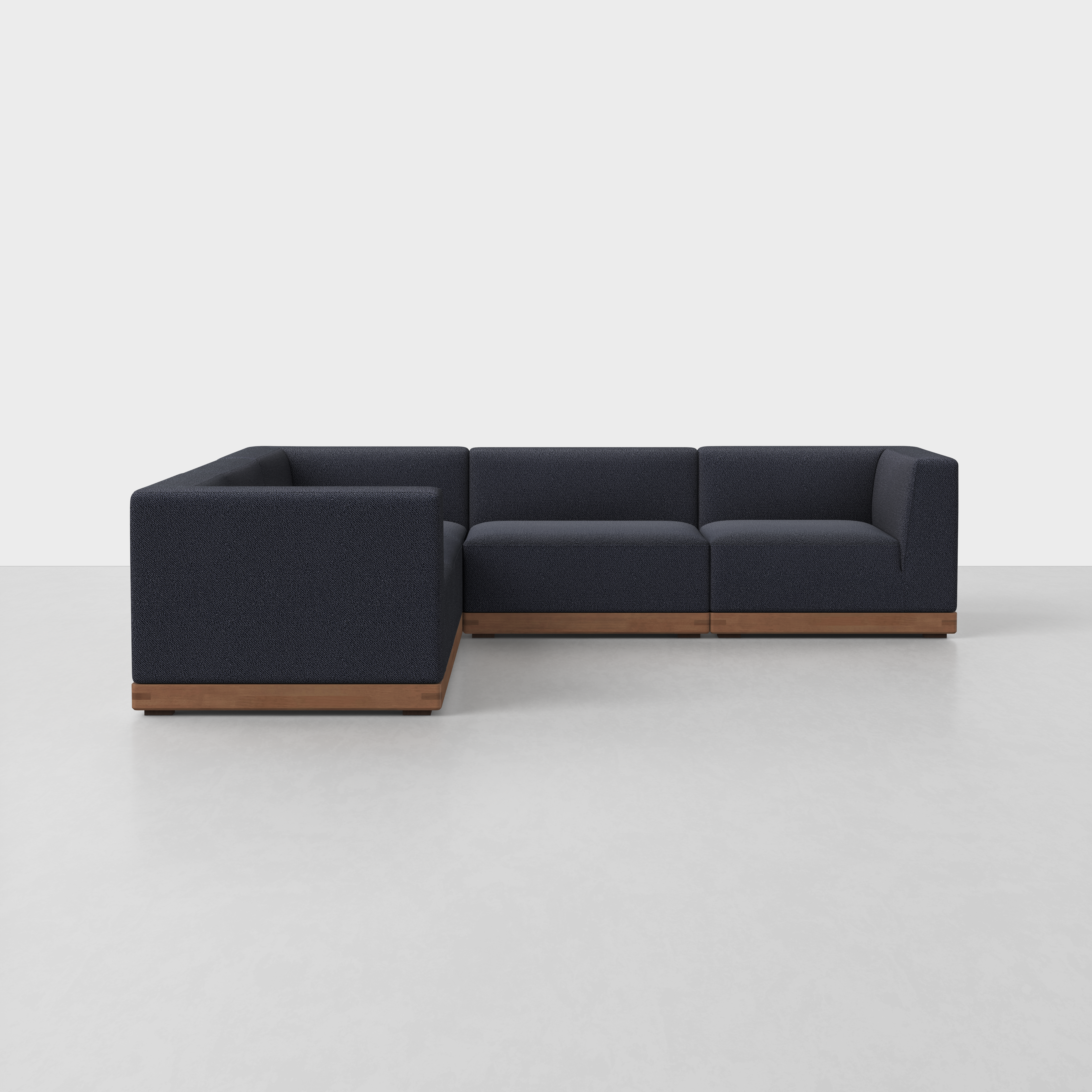 Dark Navy / Walnut