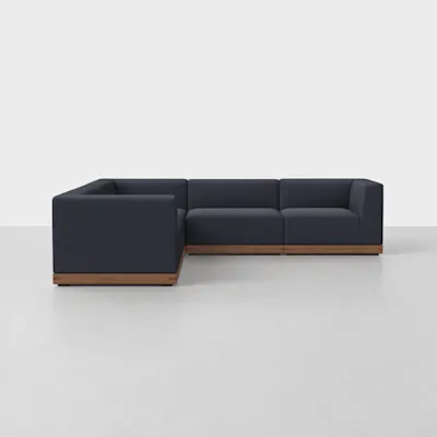 Dark Navy / Walnut