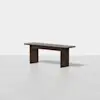 Pillar Bench (Espresso / 48 in) - Angled