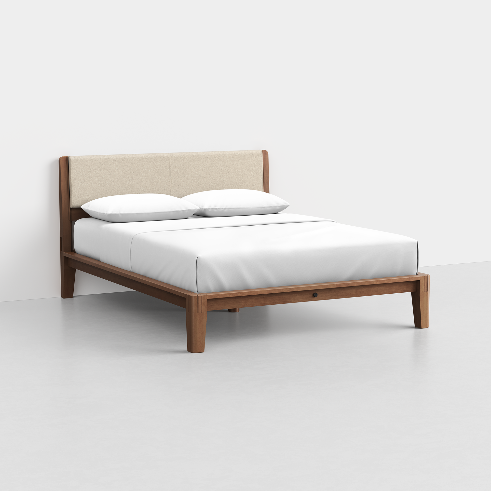 King / Heathered Oatmeal / Walnut