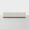 Essential Corner Sectional - Ivory / Walnut - 4