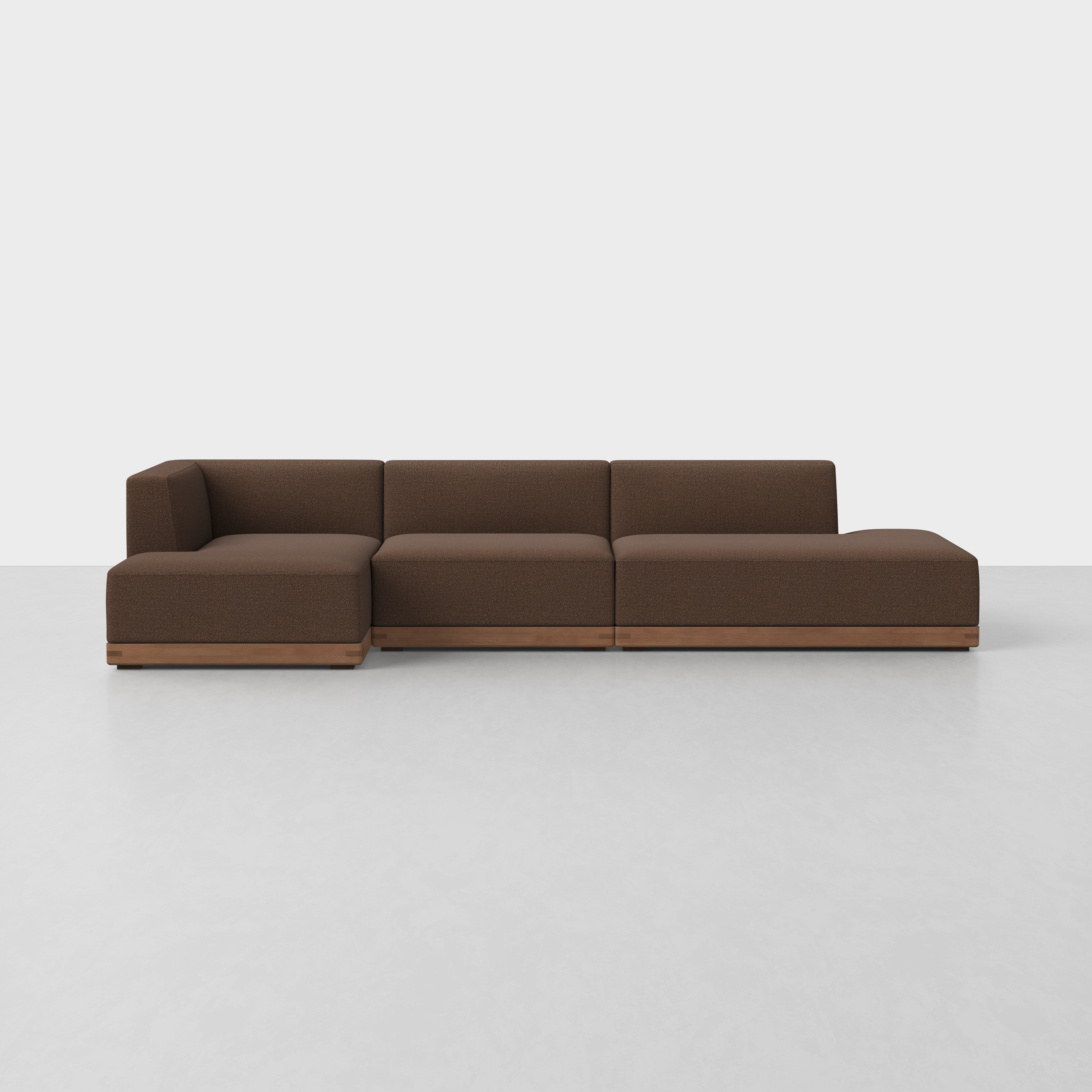 Tobacco / Walnut / Left Arm Chaise