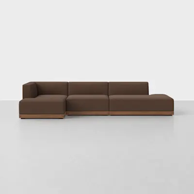 Tobacco / Walnut / Left Arm Chaise