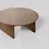 Pillar Coffee Table - Round / Walnut - 4