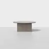 Pillar Coffee Table - Round / Grey - 3