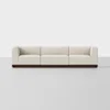 Essential Modular Sofa - 3 Seat / Ivory / Espresso - 1