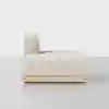 Essential Sectional Module (Left Arm Island / Ivory / Natural) - Side