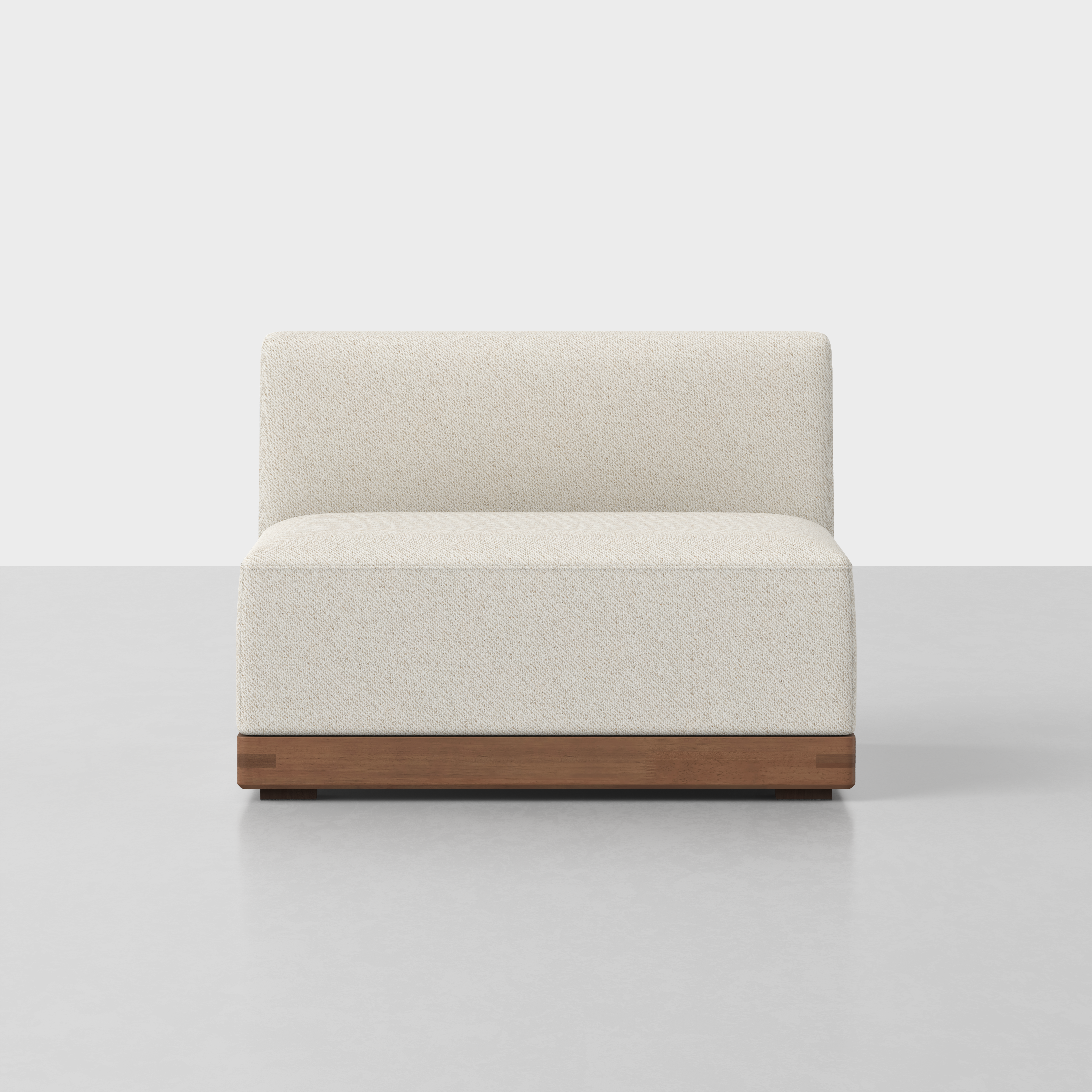 Ivory / Walnut / Armless